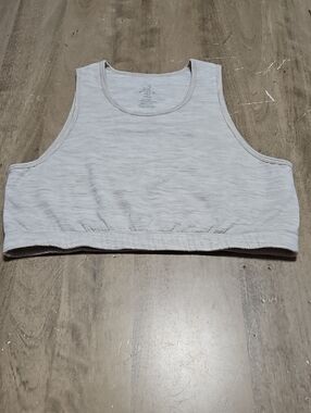 Woolx Mila Bra In Cream Heather Size Large